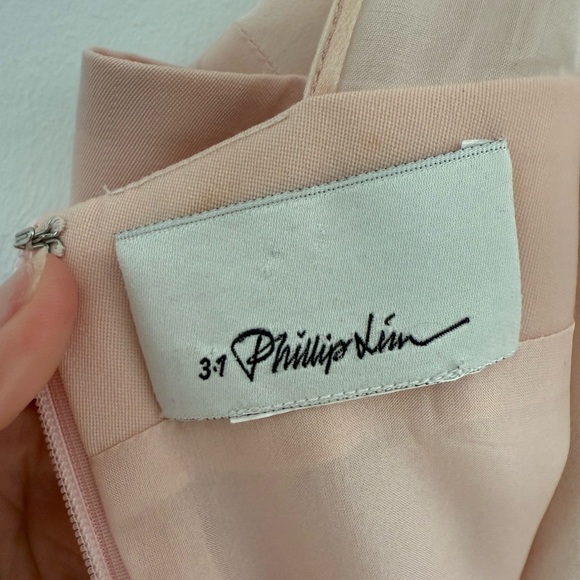 3.1 Phillip Lim Blush Pink Midi Dress size 4 Wedding Bridesmaid Cocktail Dress - Picture 6 of 10